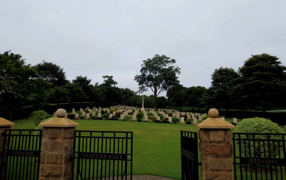 Trincomalee War Cemetery Inora Tour Sri Lanka